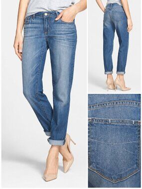 PAIGE Jimmy Jimmy Skinny Boyfriend Jeans Aero Wash 32